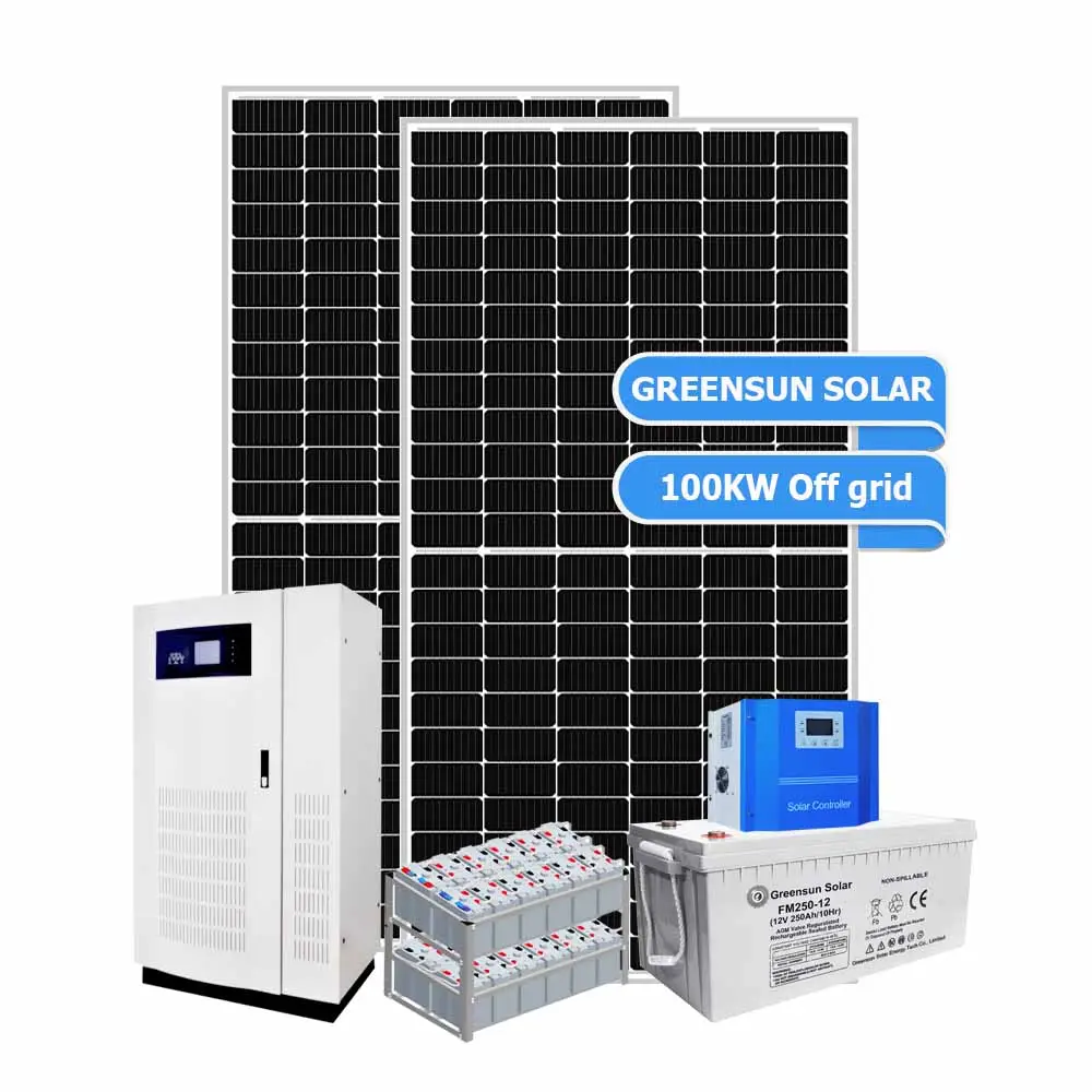 Nuovo Prodotto di Energia Rinnovabile 100KW Completo Fotovoltaico Off Grid Sistema Solare per la Casa Solare Unità