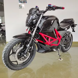 Indian Market 2024 80/km Long Range 17 Inch High Speed 3000w Battery Bikes Off Road JF CKD Electric Motorcycle For Adult