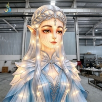 Lanterne LED personnalisée étanche, sculpture de déesse elfe fantastique, pour festival, exposition immersive dans les parcs à thème