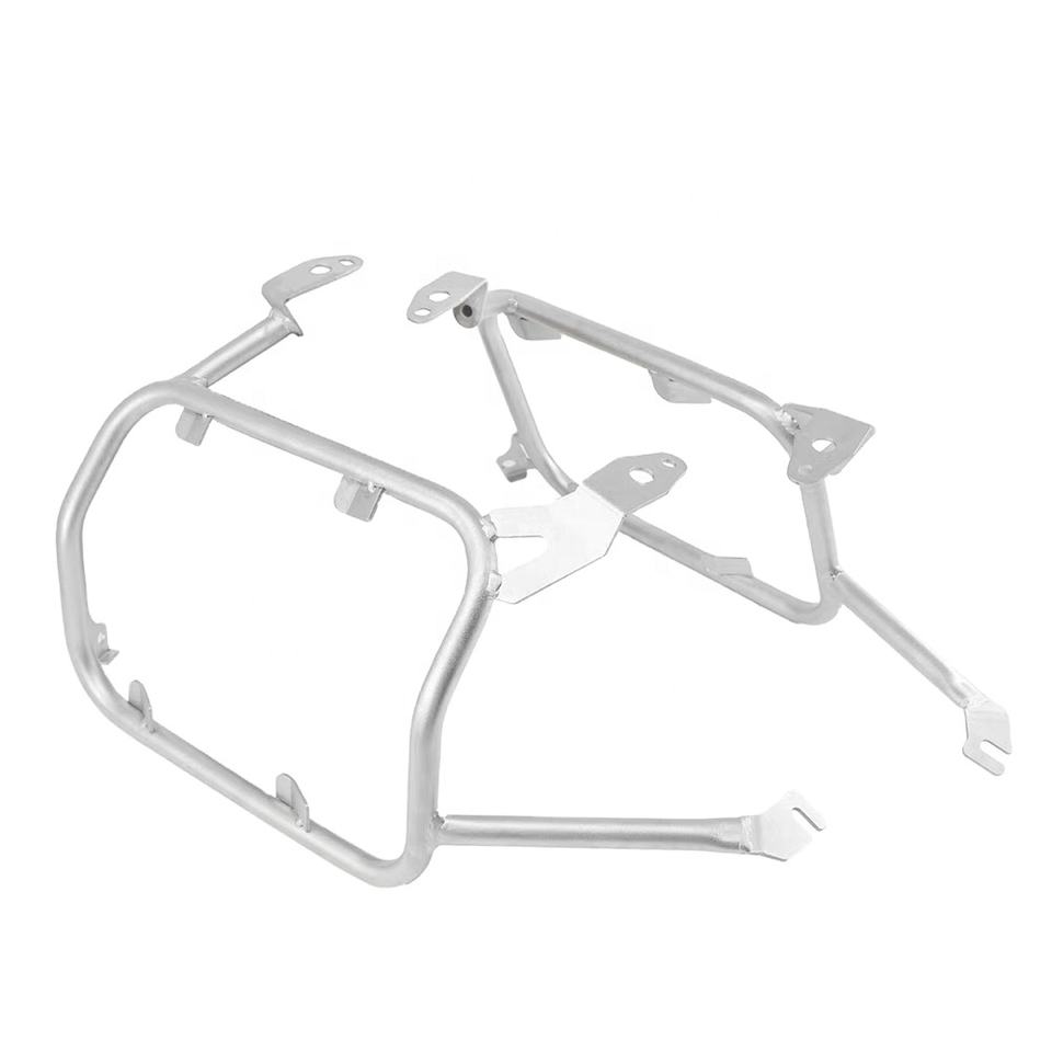 Motorcycle Pannier Racks Frame Saddlebag Side Bracket Top Rear Case Box ...