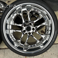 Jantes forgées ZFAN Chrome Deep Concave, finition polie, 18-22 pouces, 5x100 5x120, concaves, pour voitures de tourisme Subaru BRZ