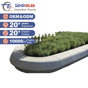 Banco de Hormigón para Plantar Árboles, Robusto y Duradero, Bancos de Piedra para Parques y Paisajismo, para Proyectos de Arquitectura Paisajística - Product Image 6