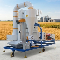 Séparateur de grains à air pulsé haute productivité HELIDA 5XZC-10DX avec moteur pour ferme