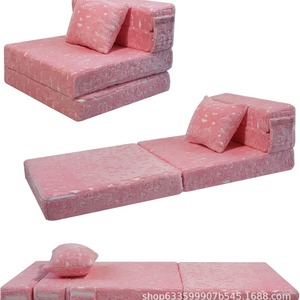 MeMoreCool <b>Kids</b> Plush <b>Sofa</b> Cushion 20mm Thick For Girls Reading Chair Soft Seat With Pillow Custom Design - Product Image 5