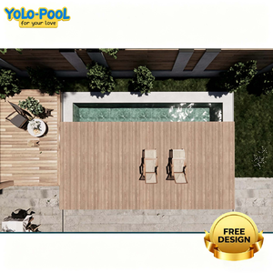 YOLO-POOL SS304 Couverture de <span class=keywords><strong>piscine</strong></span> compacte <span class=keywords><strong>coulissante</strong></span> en acier inoxydable, barrière de sécurité peu encombrante pour appartements et petites piscines enterrées - Product Image 2
