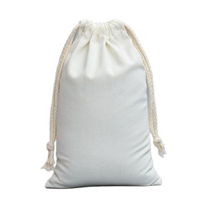 กระเป๋าเป้ผ้าฝ้ายลินินอเนกประสงค์  กระเป๋าผ้าแคนวาสแบบมีเชือกผูก  ของขวัญคริสต์มาสสุดเก๋  พร้อมโลโก้ที่ปรับแต่งได้ - Product Image 6