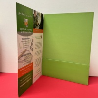Classeur papier A4 personnalisé Spot Uv logo Fichiers de présentation de l'immobilier Dossiers de présentation scolaire pour document