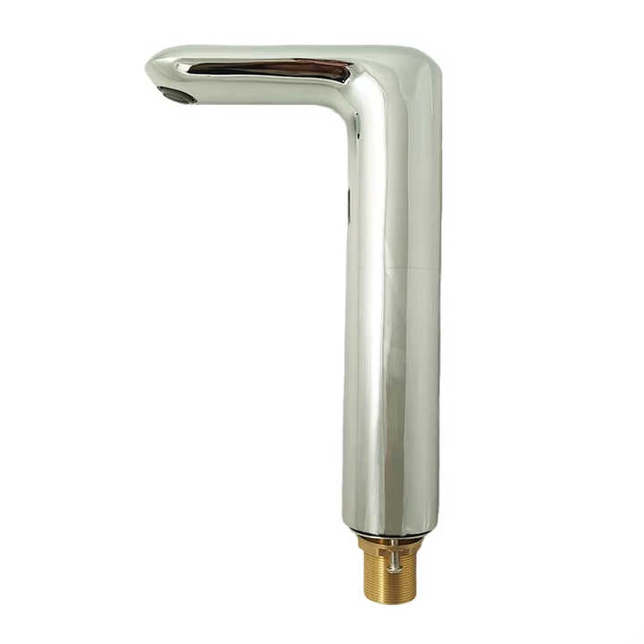 HY-127A Modern Contemporary Brass Deck Electric Basin Tap Polished ...