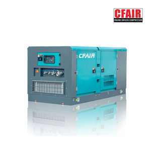 COMPRESSEUR D'AIR DE MOTEUR DIESEL CFAIR 390CFM 10.5BAR APRÈS TYPE DE BOÎTE DE REFROIDISSEMENT POUR SABLAGE <span class=keywords><strong>LOCATION</strong></span> FORAGE CONSTRUCTION MINIÈRE - Product Image 4