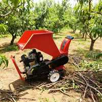 Mobiele diesel houtversnipperaar, gratis verzending, trommelhoutversnipperaar, bosmaaier voor takken van 10-16 inch