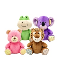 Fabricant de jouets en peluche pour chiens, résistants aux morsures, interactifs sonores, en velours de maïs, sphériques, avec son, en forme d'animaux.