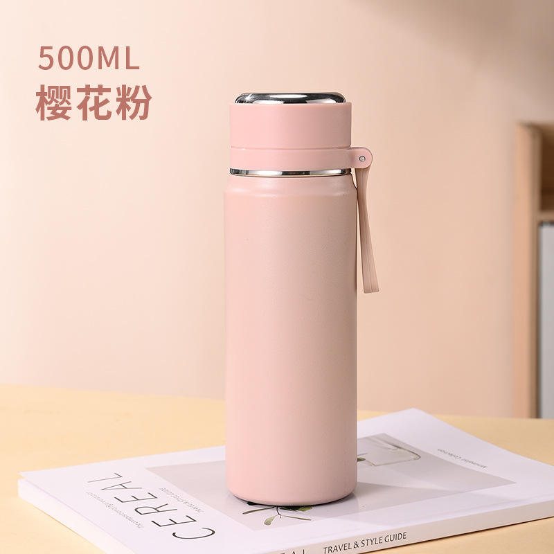 Bullet-shaped suspenders, pink, 500ml