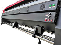 Format Besar 10FT 3.2m untuk Printer Plotter dengan Printhead XP600/ I3200 Tinta Eco Solvent untuk Pencetakan Flex Banner