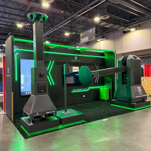 Stand de Exhibición de Alta Gama para ISC West, 10x20 pies, Stand Modular de Madera con Iluminación LED, Diseño Elegante para Ferias Comerciales - Product Image 3