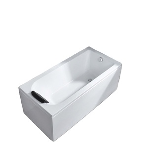 <span class=keywords><strong>Baignoire</strong></span> autoportante en acrylique à dos contre le mur, économique, emballage en vrac, avec <span class=keywords><strong>tablier</strong></span>, <span class=keywords><strong>prix</strong></span> usine abordable - Product Image 1