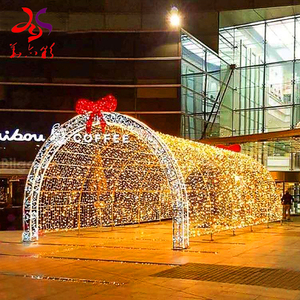 <span class=keywords><strong>2025</strong></span> Tùy Chỉnh Thương Mại Ngoài Trời Phong Cách Mô Hình Đèn Lãng Mạn Trang Trí Đường Hầm Vòm Cửa Motif <span class=keywords><strong>LED</strong></span> Ánh Sáng Đường Phố - Product Image 4