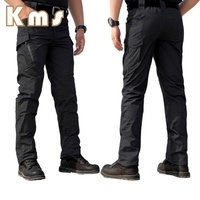 Pantalons tactiques KMS OEM en gros, nylon résistant aux déchirures, entraînement, camouflage, activités de plein air, pantalons cargo tactiques pour hommes