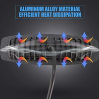 Barre de lumière LED mince 7 "conduite lumière de travail 18W Pods antibrouillard simple rangée pour voitures camions hors route moto