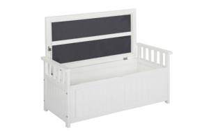 <span class=keywords><strong>Banc</strong></span> <span class=keywords><strong>de</strong></span> <span class=keywords><strong>jardin</strong></span> en bois boîte <span class=keywords><strong>de</strong></span> rangement extérieure <span class=keywords><strong>coffre</strong></span> hangars à outils couleur blanche - Product Image 3