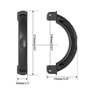 Set di 3 Pezzi per Cerniera e Maniglia per Cancello, in Nylon ad Alta Resistenza, Disponibile negli USA per Cancelli in Legno, Vinile e Metallo - Product Image 4