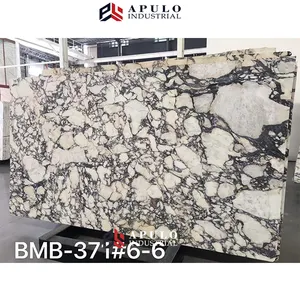 Calacatta/กัลกัตตา Brecchia Viola Violetta Breccia Capraia Slab,Afyon สีม่วงอาราบิก้าสคาโตสีม่วงหลอดเลือดดำหินอ่อนกระเบื้องแผ่นหิน