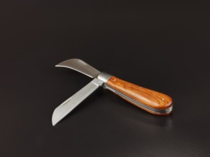 Couteau de greffage de jardin pliable à double lame, outil agricole <span class=keywords><strong>pour</strong></span> greffage et bouturage, ciseaux de taille <span class=keywords><strong>pour</strong></span> semis et arbres - Product Image 2