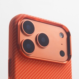 Funda Magnética Delgada de Alta Calidad con Textura de Fibra de Carbono para iPhone 18 17 Pro Max, Carga Inalámbrica, Resistente a Impactos, Carcasa Rígida - Product Image 2