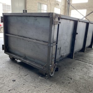 20cbm móc Lift bin CuộN on/<span class=keywords><strong>off</strong></span> container kim loại phế liệu lưu trữ bin chất thải thùng để bán - Product Image 3