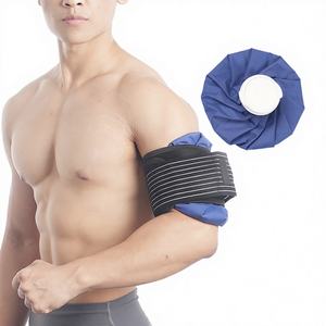 Cinturón Elástico de Compresión con Gel Frío/Caliente, Ajustable y Reutilizable, de Spandex/Nylon, para Alivio de Lesiones en Cuerpo, Lumbar y Rodilla - Product Image 1