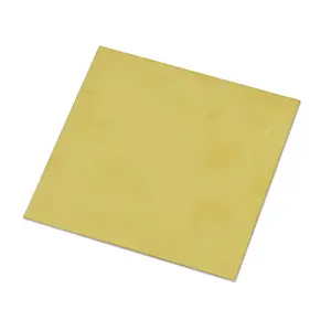 Fornitura di magazzino foglio di ottone da 1mm 2mm foglio di ottone rame dorato