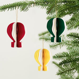 Custom Honeycomb Paper <strong>Christmas</strong> <strong>Decorations</strong> - Hot Selling OEM <strong>Christmas</strong> Hanging Tree Pendant Ornaments for Home Party Decor - Product Image 2