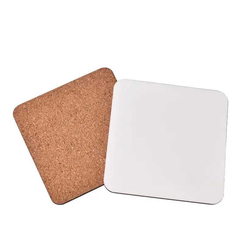 Plain Sublimation Cheap Custom Mdf Coasters Wooden Drink Cup Mats