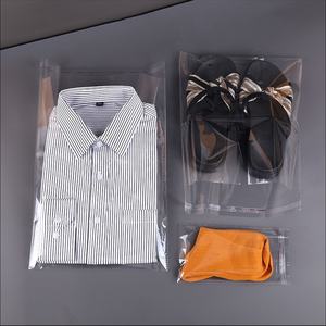 20*25 + 4CM BOPP personnalisé T-shirts vêtements vêtements sac clair violoncelle Cellophane auto-adhésif joint poly sac OPP sacs avec Logo - Product Image 2