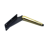 Pied de meuble en métal de luxe au design triangulaire moderne de 170 mm, pied de canapé doré pour canapé, armoire, cuisine, salle à manger, hôtel
