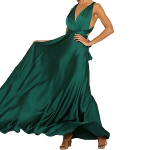 2024 nuovo matrimonio <span class=keywords><strong>donna</strong></span> elegante ballo di fine anno sera <span class=keywords><strong>abiti</strong></span> Sexy <span class=keywords><strong>damigella</strong></span> d'onore infinito convertibile avvolgere lungo Maxi abito - Product Image 2