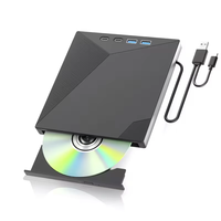 Offre Spéciale – Lecteur Optique Externe USB 3.0/Type-C 7-en-1 Portable – Graveur et Lecteur CD/DVD – Vente en Gros OEM