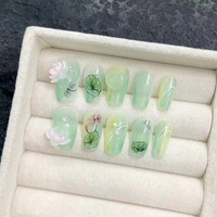 Design #1820 Cadeaux personnalisés Ongles artificiels moyens Presse sur Ongles de créateur Faux ongles Fournisseur