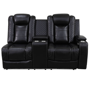 ชุดโซฟาหนังแท้ที่ทันสมัยพร้อมที่เก็บของสำหรับห้องนั่งเล่นสุดหรู - Product Image 6