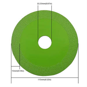 Disque de coupe en diamant de qualité industrielle 100 mm * 20 mm, lame de scie OEM pour le polissage des carreaux de céramique et du jade, ultra-fin et tranchant - Product Image 6