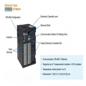 DTM <b>Thermostat</b> DTME08 DTMR08 DTMN08 DTMR04 Original Ethernet Temperature <b>Controller</b> - Product Image 4