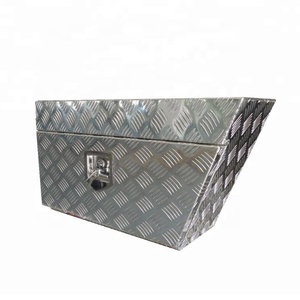 Meilleure boîte <span class=keywords><strong>de</strong></span> rangement pour véhicule en tôle d'aluminium à motif chevron, sur mesure, économique, avec serrure, étanche, pour benne <span class=keywords><strong>de</strong></span> pick-up ou auvent - Product Image 1