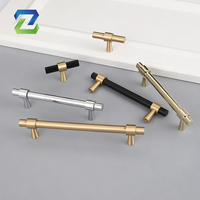 Poignées et Boutons de Meuble en Laiton Brossé Doré, Poignée de Meuble Moderne 160mm, Poignée de Placard, Vente Directe Usine, Poignée de Garde-Robe pour Projets Hôteliers