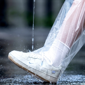 Couvre-chaussures en plastique imperméables, taille unique, à enfiler, antidérapants, résistants à l'usure, protections de sécurité - Product Image 1