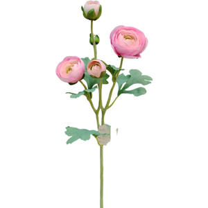 Home Décoration de table Soie le tissu Fleur Lu Lian Vente en gros Mariage <span class=keywords><strong>Fleurs</strong></span> artificielles Plantation de cheveux 5 têtes Dew Lotus. - Product Image 1