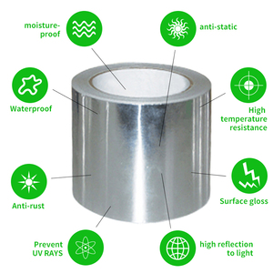 Mẫu miễn phí băng dính tự dính siêu dính chống cháy, chịu lửa, bạc, bằng nhôm - Product Image 6