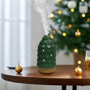 Xu hướng sản phẩm 2025 New arrivals giáng sinh cây trang trí diffuseur de hương thơm xách tay mini khuếch tán dầu tạo độ ẩm - Product Image 2