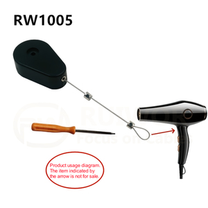 Secador de pelo RUIWOR RW1005, caja de extracción antirrobo, abridor de botellas, cordón de posición de Cable DE SEGURIDAD retráctil - Product Image 4