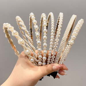 Serre-têtes de mariage pour femmes, bandeaux de mariée, bandeaux pour filles, serre-têtes en perles pour femmes - Product Image 6