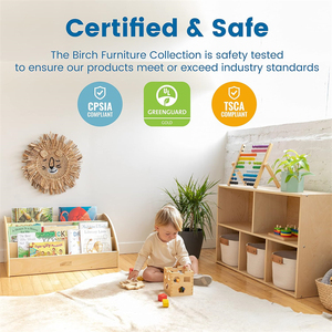 Màu sắc tự nhiên nhà văn phòng lớp học đồ nội thất treo tường lưu trữ cubby Tủ 10-phần treo áo Locker - Product Image 4