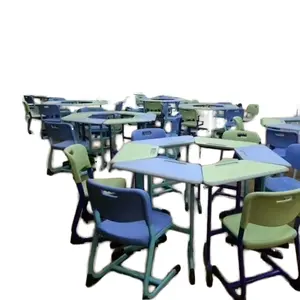 Modische und langlebige Schüler-Schreibtische und -Stühle Kombinations-Schulmöbel